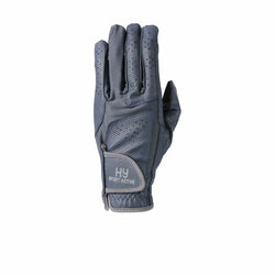 Hy Equestrian Hy Sport Active Young Rider PU Horse Riding Gloves Black/Grey S-XL