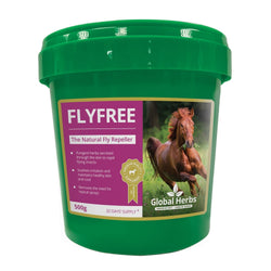 Global Herbs FlyFree Horse Supplement Natural Secreation Repel Bugs Healthy Skin