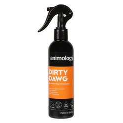 Animology Dirty Dawg No Rinse Shampoo Deoderising Spot Cleaner Coat Spray 250ml