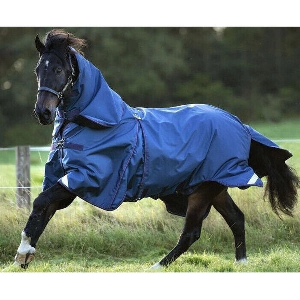 Horseware Rambo Optimo Plus Turnout Lite Lightweight 0g Rug + 0g Hood 5'6'-7'3'