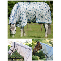 Horseware Amigo Integrated Fly Sheet Combo Neck Mesh Midge/UV/Insect/Bug Rug