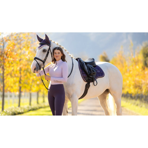 LeMieux Loire Classic GP Square Satin General Purpose Wicking Bamboo Saddlepad