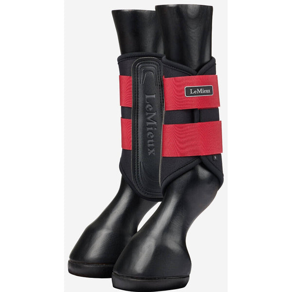 LeMieux Grafter Brushing Boots Schooling Training Dressage Hacking Black XL SALE