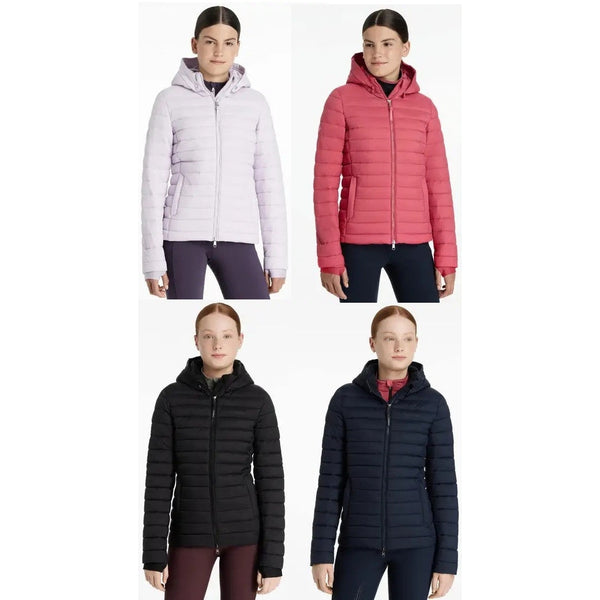 LeMieux Young Rider Ruby Puffer Jacket Light Down Quilt Teens Kids Coat Age 7-14