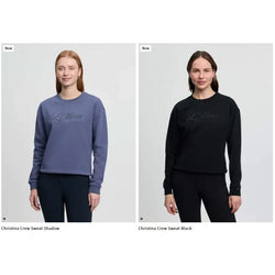 LeMieux Christina Crew Sweat Ladies Lightweight Jumper Jersey Black/Shadow 6-18