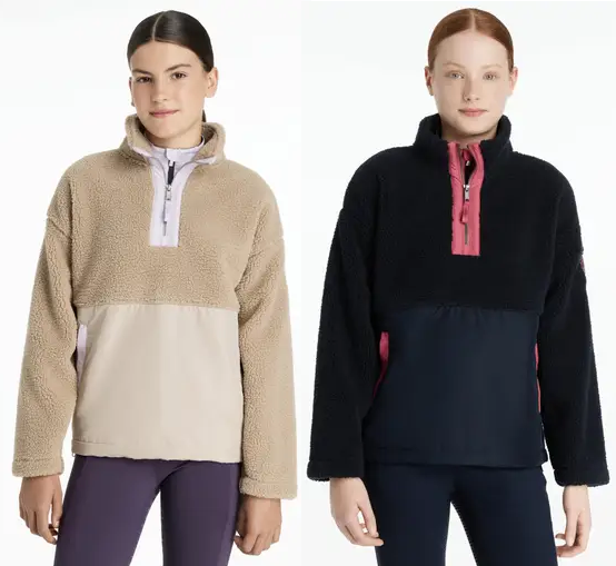 LeMieux Young Rider Tammy Teddy Fleece Warm Comfy Fluffy Kids Jumper Age 7-14