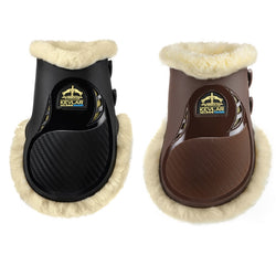 Veredus made with Kevlar� Gel Vento STS Fur Lined Rear Fetlock Boots Black/Brown