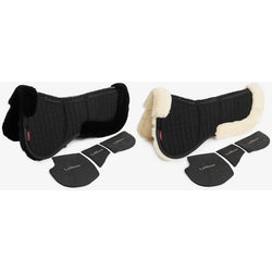 LeMieux Merino+ ProSorb 3 Pocket Half Pad Spine Free Foam Wool Correction Riser