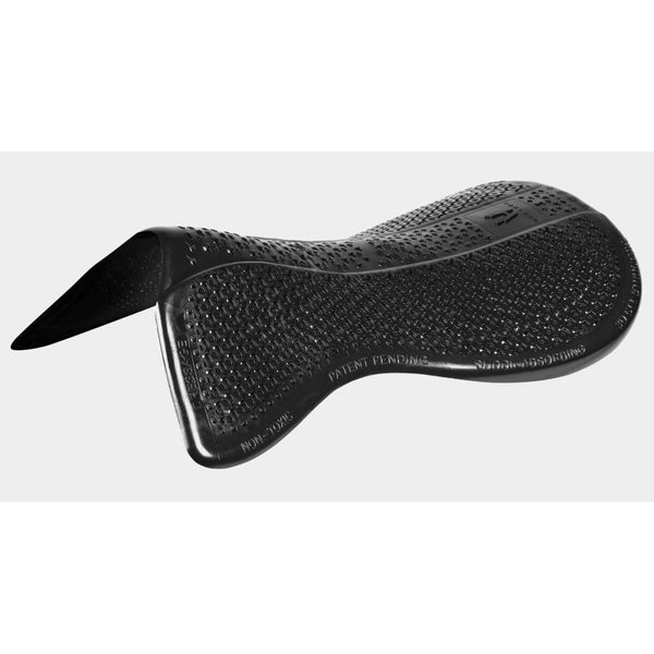 Horsena Dressage Riser Gel Pad Shock Absorbing NonSlip Front Rise Half Pad Black