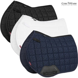 LeMieux 3D Mesh Self-Cool Eurojump Square Cooling SJ Jump Pad Black/Navy/White
