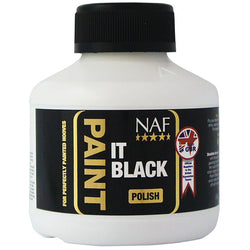NAF Paint It Black Hoof Polish Shiny Quick Drying Hoof Oil Elegant Hooves 250ml