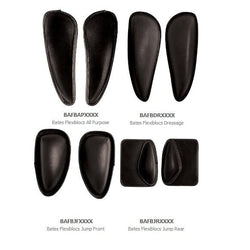 Bates Saddles Flexiblocks Knee Blocks Support Dressage/Jump/GP/Pony Black/Brown