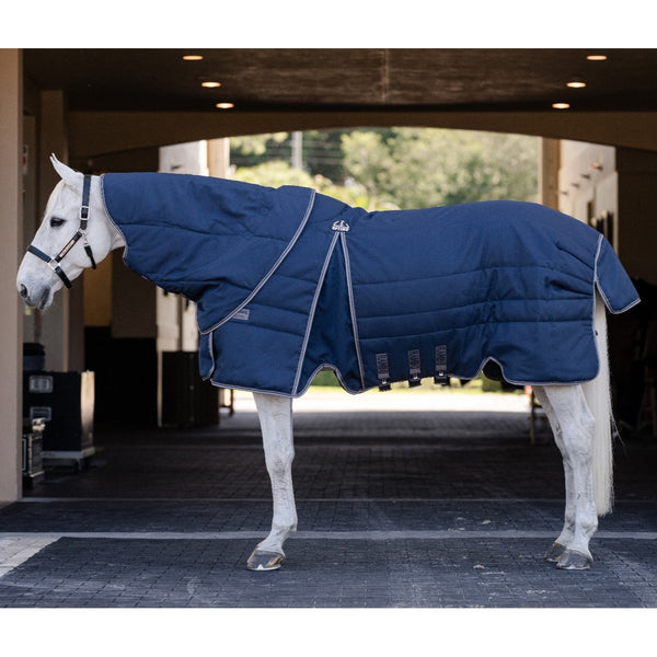 Horseware Rambo Optimo Stable Plus Rug inc Hood Bib Front Heavy 400g 5'6'-7'3'