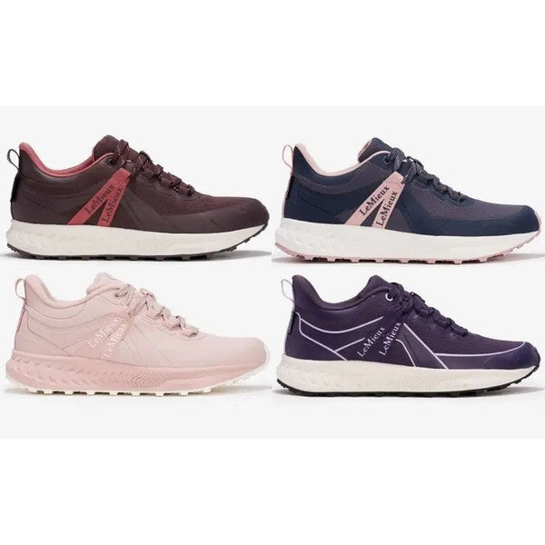 LeMieux Trax Viva Trainer Light Waterproof All Terrain Grip Juniper Damson UK3-9