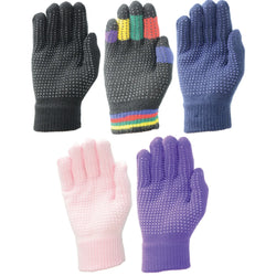Hy Hy5 Magic Riding Gloves Adults Pimple Palm Grip Black/Navy/Pink/Purple/Multi