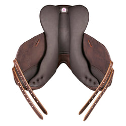 Arena By Bates Monoflap Jump Saddle Mono XC Adjustable Leather HART 16.5' - 18'
