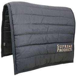 Supreme Products Exercise Pad Quilted Thick Cushioned Saddle Pad Square Black