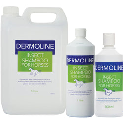 Dermoline Insect Horse Shampoo Removes Lice Mites Ectoparasites Skin Cleanser