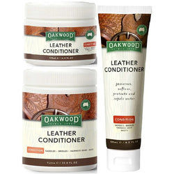 Oakwood Leather Conditioner Rehydrating Softening Natural Wax Oil Saddlery Care