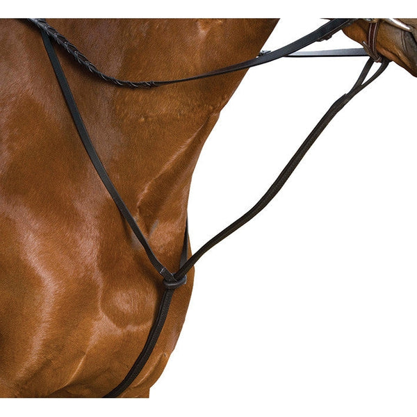 Wintec Standing Martingale Durable Lightweight Synthetic Black/Brown PonyCobFull