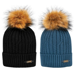 Coldstream Lamberton Bobble Hat Half Fleece Lined Warm Winter Pom Pom Wooly Hat