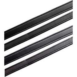 Hy Equestrian Plain Leather Reins Billet Showing Dressage Black/Brown Pony/Full