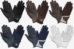 LeMieux Pro Mesh Gloves Performance Soft Feel Riding Navy/Brown/Black/White XSXL