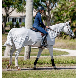 Horseware Amigo Flyrider Riding Rug Fly Rider Bug/Insect/Midge Protection Silver