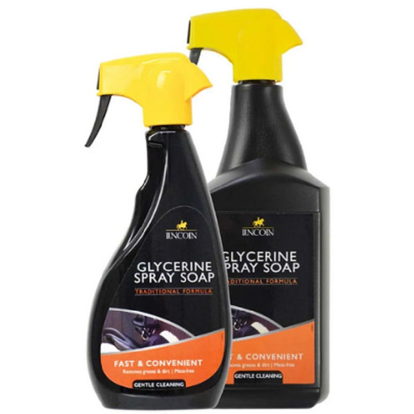 Lincoln Glycerine Spray Soap Quick Application Cleans and Maintains Leather Tack