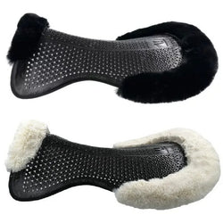 Horsena Regular Jumping 8mm Gel Half Pad with Rolled Edge Real Soft Sheepskin