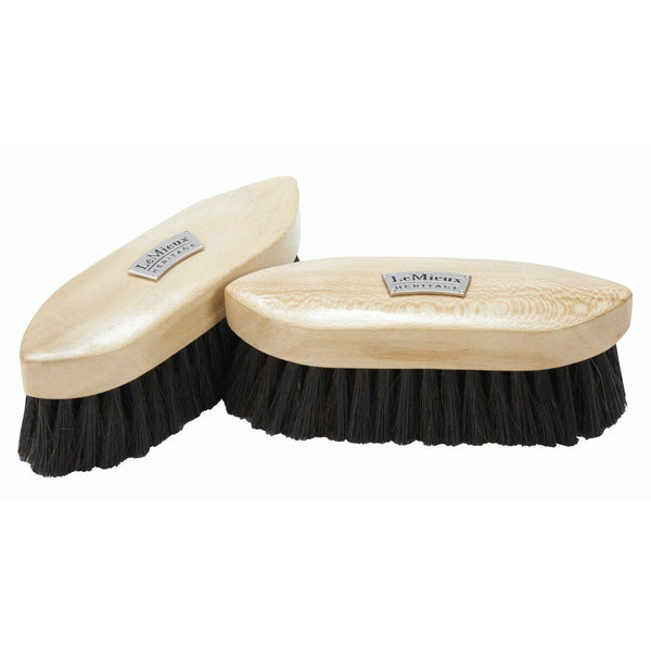 LeMieux Heritage Wood Everyday Combi Body Brush for Sensitive Dirty Head and Legs SALE