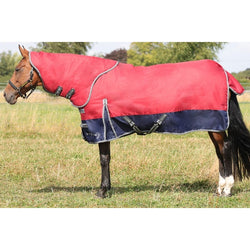 Hy Equestrian StormX Empra 200g Medium Weight Turnout Rug With Detachable Hood
