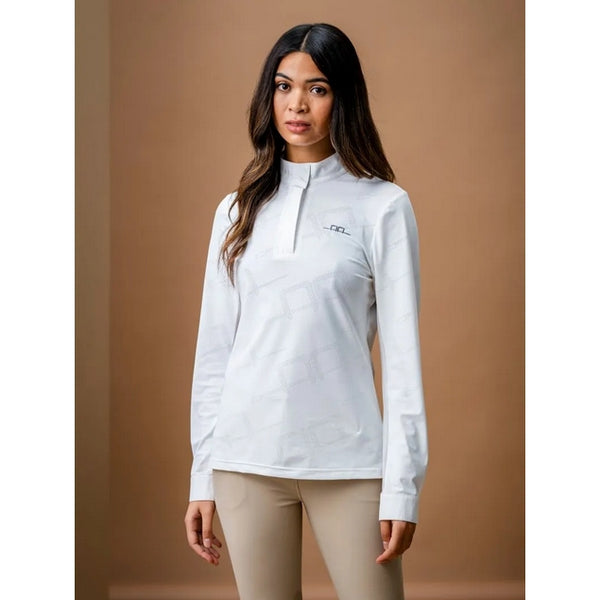 Horseware AA Ladies Womens Elena Long Sleeve Show Shirt Competition Blouse White