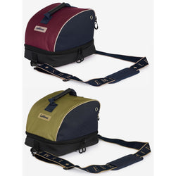 LeMieux Hat Bag Protective Waterproof Helmet Storage Travel Bag Black/Gooseberry
