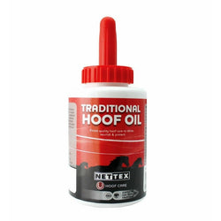 Nettex Traditional Hoof Oil Alcohol Free Nourishing High Shine Clear 400ml x 4