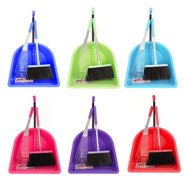 Faulks and Cox Red Gorilla Tubtrug Teenie Tidee Compact Mini Broom Rake and Scoop