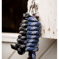 Horseware Lead Rope Durable Strong Polypropylene and Leather Trigger Clip LeadRope