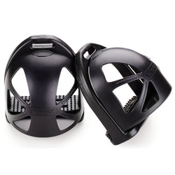 Wintec Kids Cage Stirrups Safety Non Slip Capped Childrens Stirrups Black Pair