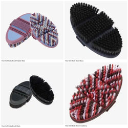 LeMieux Flexi Soft Body Brush Flexible Synthetic Bristle Remove Horse Dirt Dust
