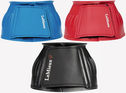 LeMieux Rubber Bell Boots No Rub Flexible Soft Secure OverReach Over Reach S-XXL