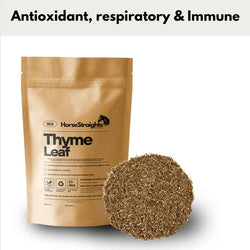 Horse Straights Direct Thyme Leaf Chopped Herbal Antioxidant Immunity Supplement