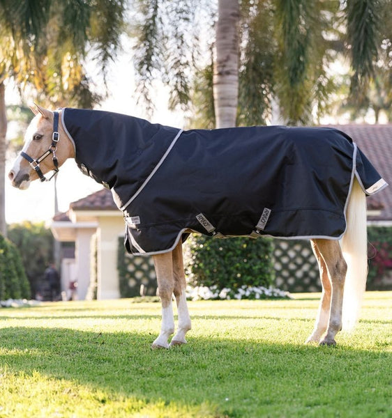 Horseware Amigo 1200D Plus Pony Turnout Rug 50g +Hood Lightweight Fill 3'9'-5'9'