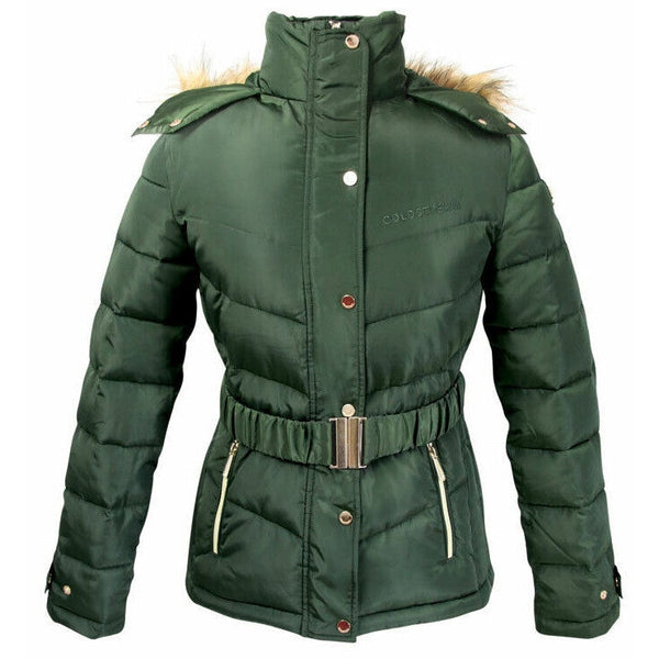 Coldstream Cornhill Quilted Coat Ladies Short Warm Padded Winter Parka Jacket