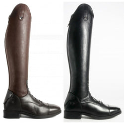 Brogini Como V2 3D Stretch Long Tall Leather Riding Boots Black/Brown UK3-11