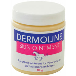 Dermoline Dry Skin Ointment Soothing Cooling Calamine Sulphur Coal Tar Horses