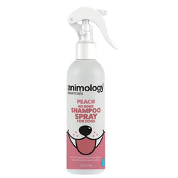 Animology Essentials Peach No Rinse Shampoo Spray Removes Dirt and Grease 250ml