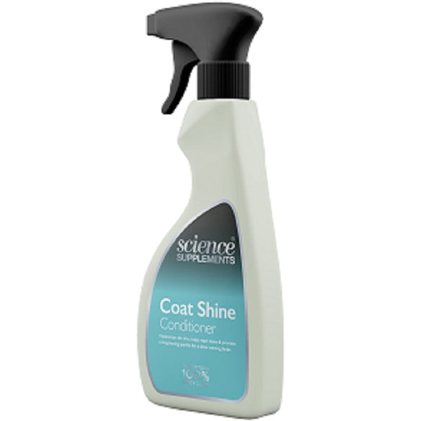 Science Supplements Coat Shine and Condition Grooming Spray For Shiny Horses 750ml