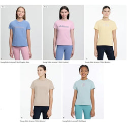 LeMieux Young Rider Arianna T-Shirt Teens Kids Wicking Jersey Cotton Top Age7-14