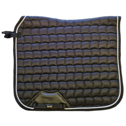 Gallop Deluxe Dressage Saddle Pad Square Quilted Saddle Cloth Black Cob-XFull