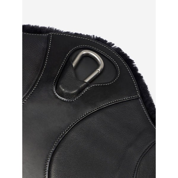 LeMieux Arika Simuwool Contoured Long Stud Girth Anatomic Black 125cm SALE